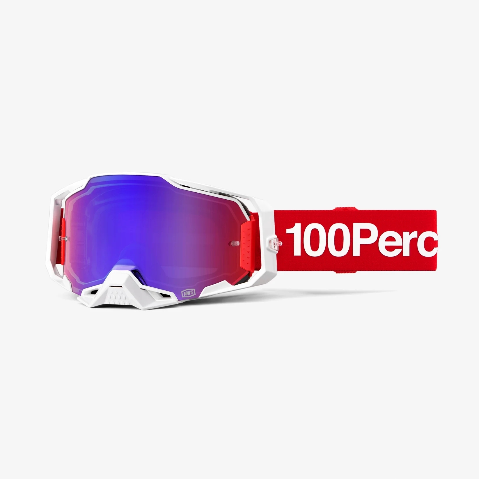 100 % Okuliare Armega Corbin – Mirror Blue/red Lens – Farba Červená/bia