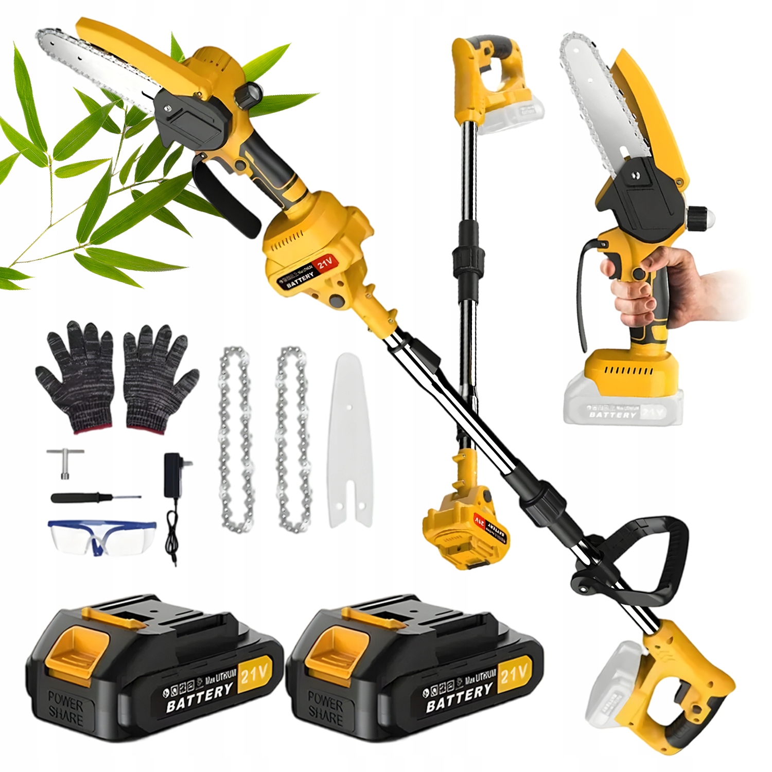 teleskopický Zahradní nůžky 21 V s ergonomickou rukojetí pro farmu