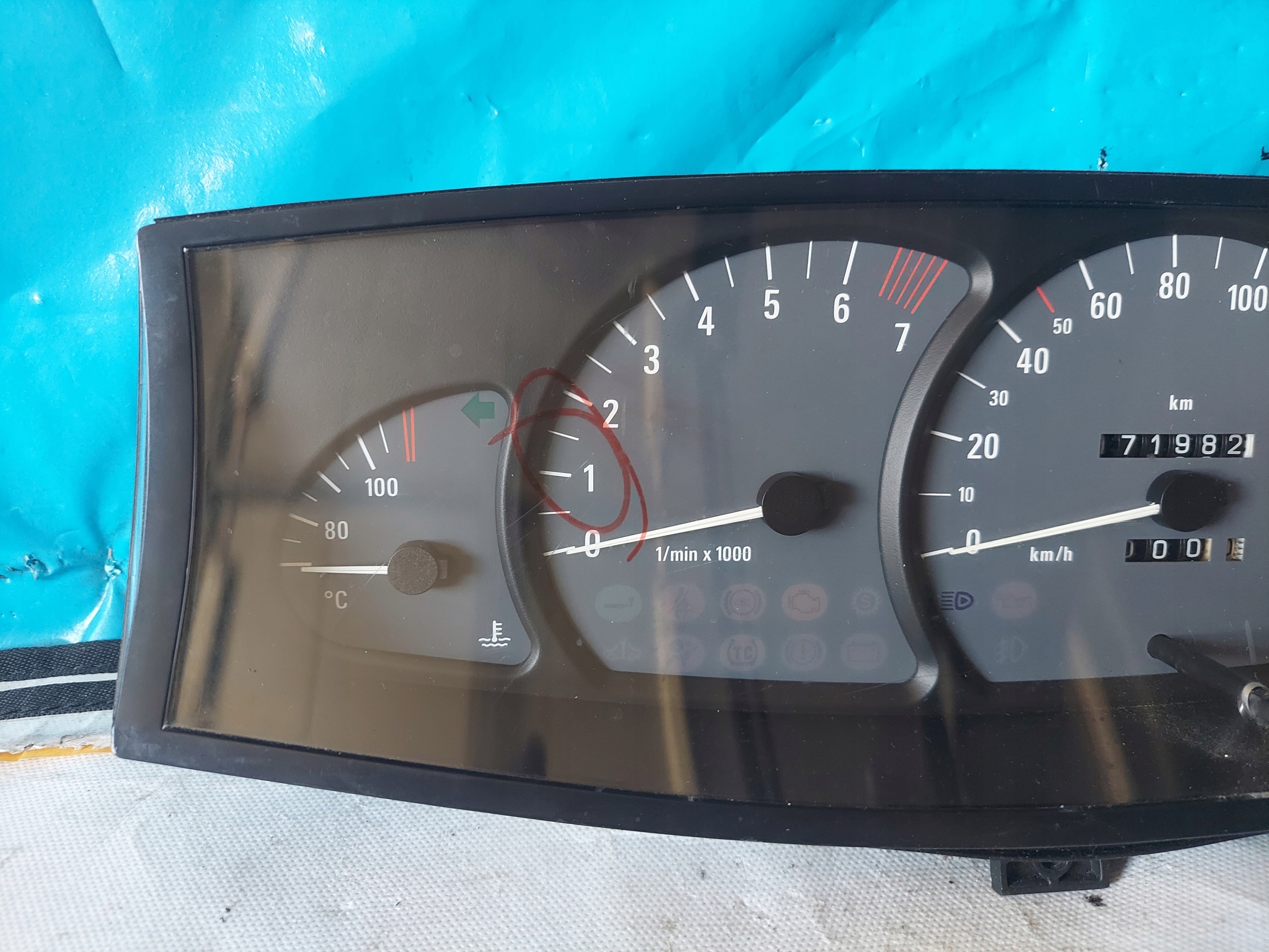 dials clock OMEGA B 2.2 16V 09228408AA