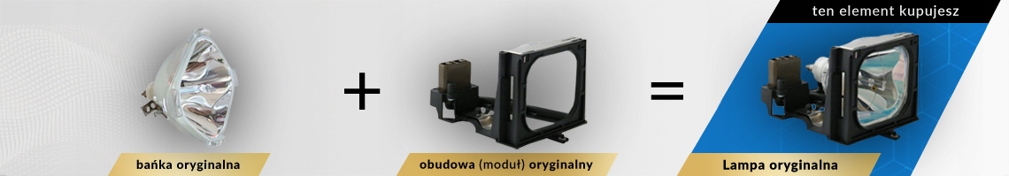 Oryginalna lampa do VIVITEK 5811118452-SVV Kod producenta LAMP-77563-OBOM