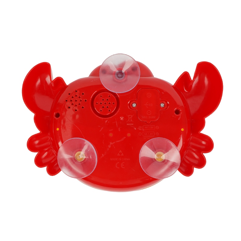 MASZYNKA DO BANIEK BĄBELEKÓW PIANY W WANNIE ZABAWKA DO KĄPIELI KRAB Marka Picollo