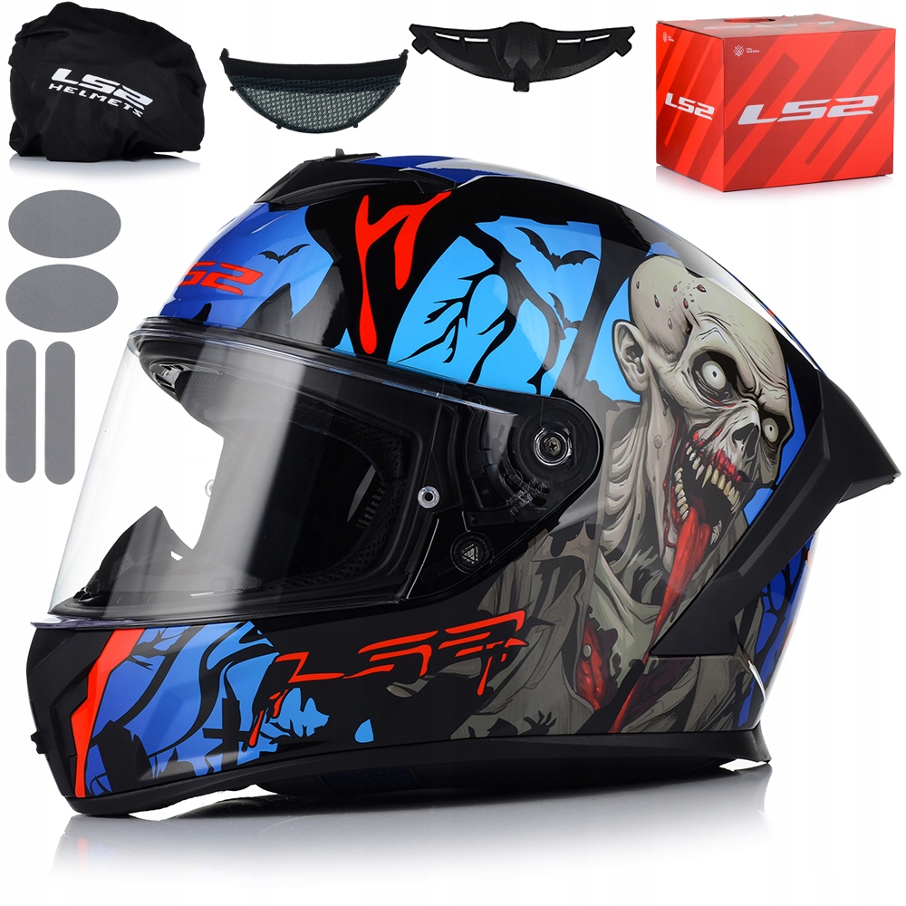 Motocyklová Prilba LS2 FF820 Rapid III Zombie Systém Pinlock Ecer 22.06
