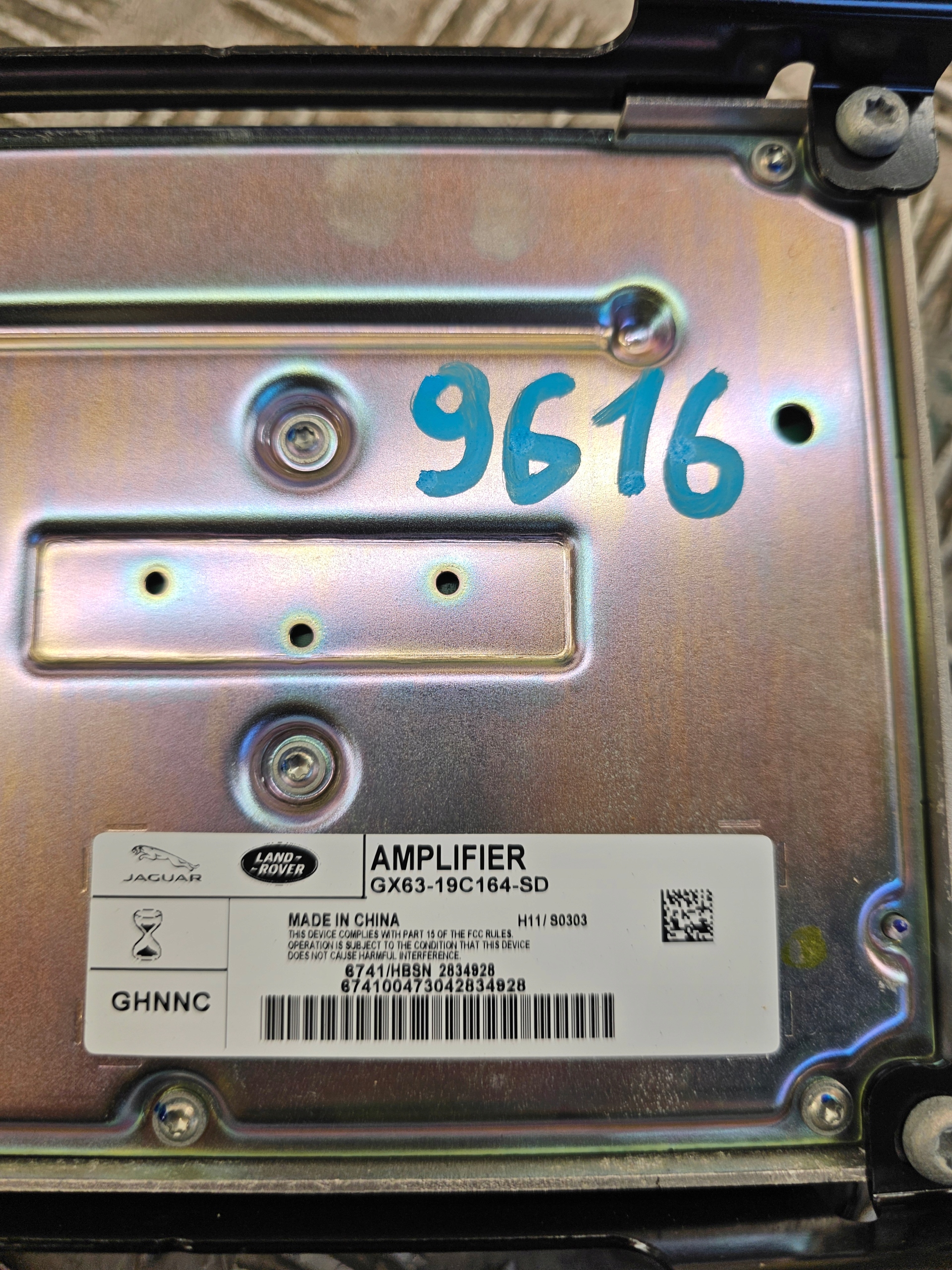 AMPLIFICATORE audio Jaguar OE GX63-19C164-SD