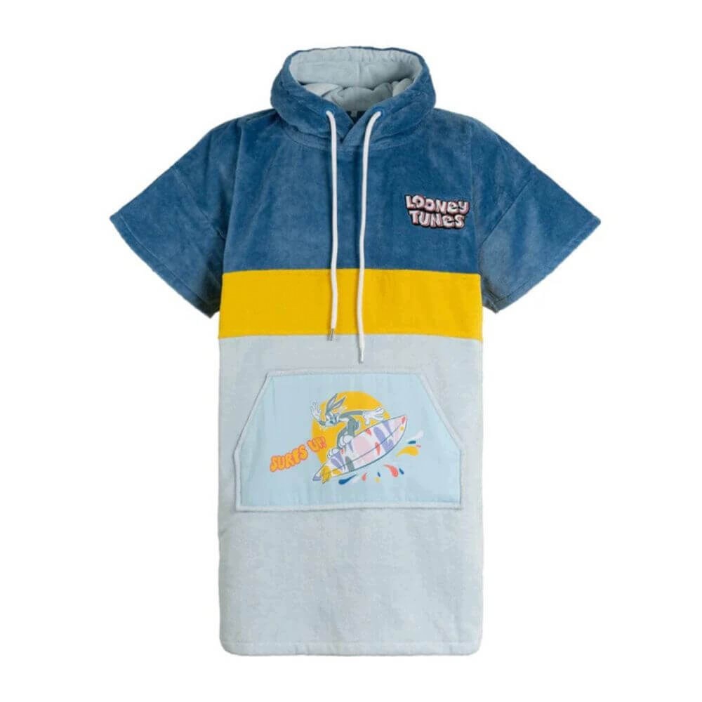 Poncho welurowe dla dzieci Wave Hawaii Looney Tunes- Xxs
