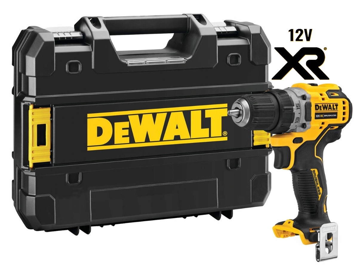 DeWALT DCD701NT Wiertarko-wkrętarka bezszczotkowa 57/25Nm Xr 12V Body Tstak