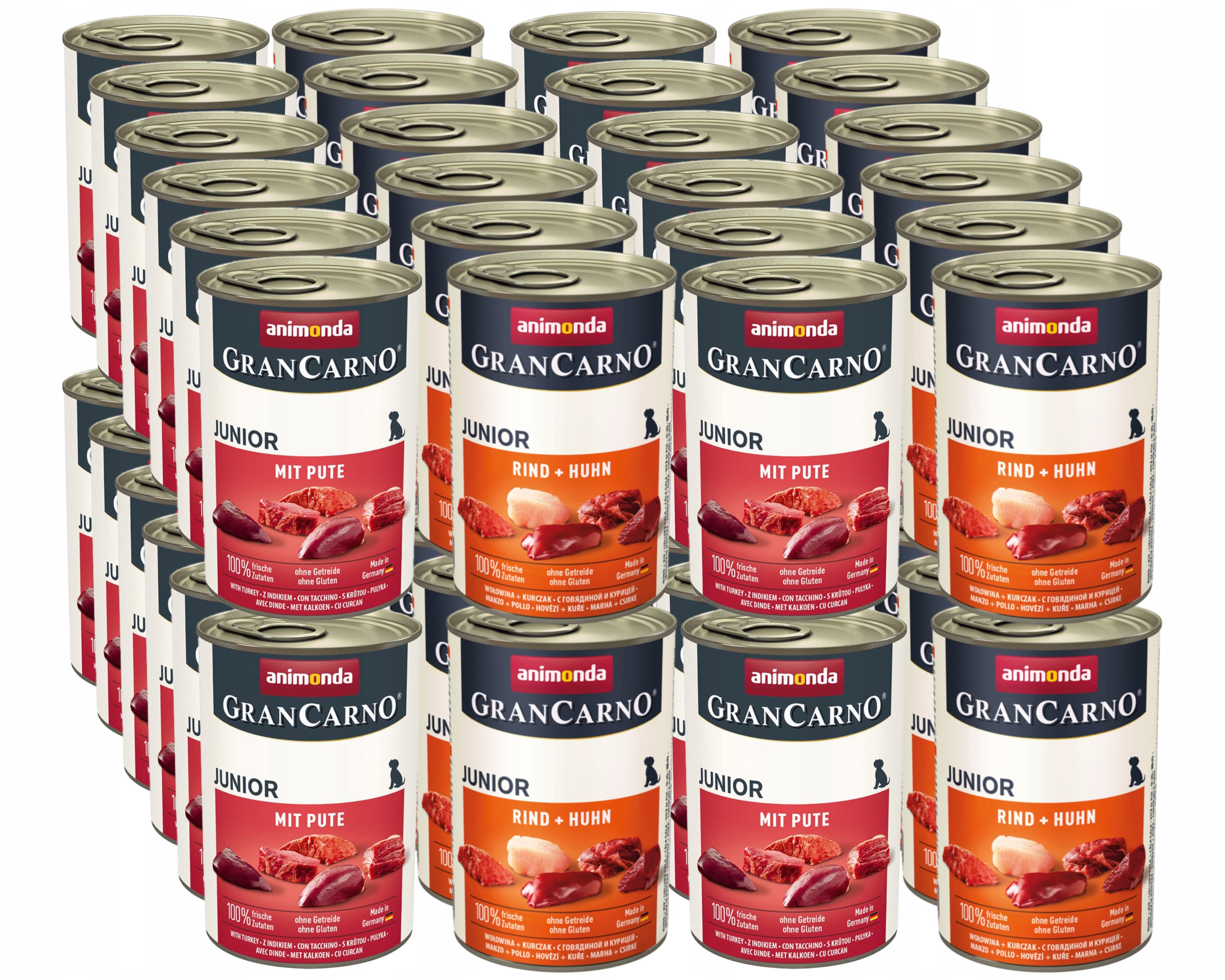 Animonda GranCarno Junior MIX příchuť Set 400g x48