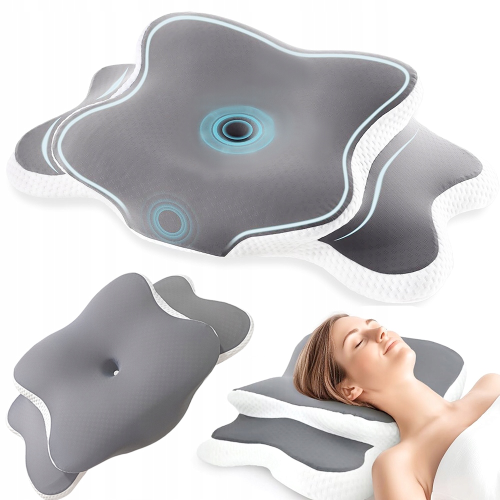 Poduszka Do Spania Ortopedyczna Ergonomiczna Pianka Memory 65X40CM