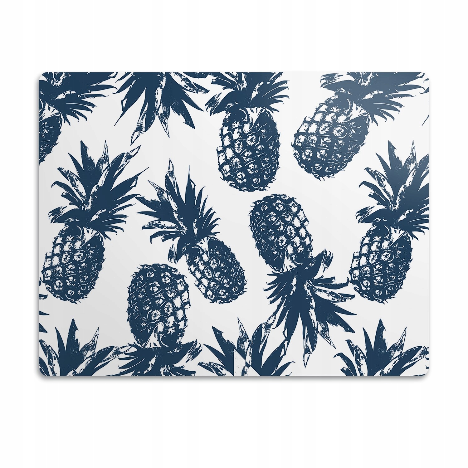 Levně Pro psa podložka pod misku Námořnický Modrý ananas 90x60