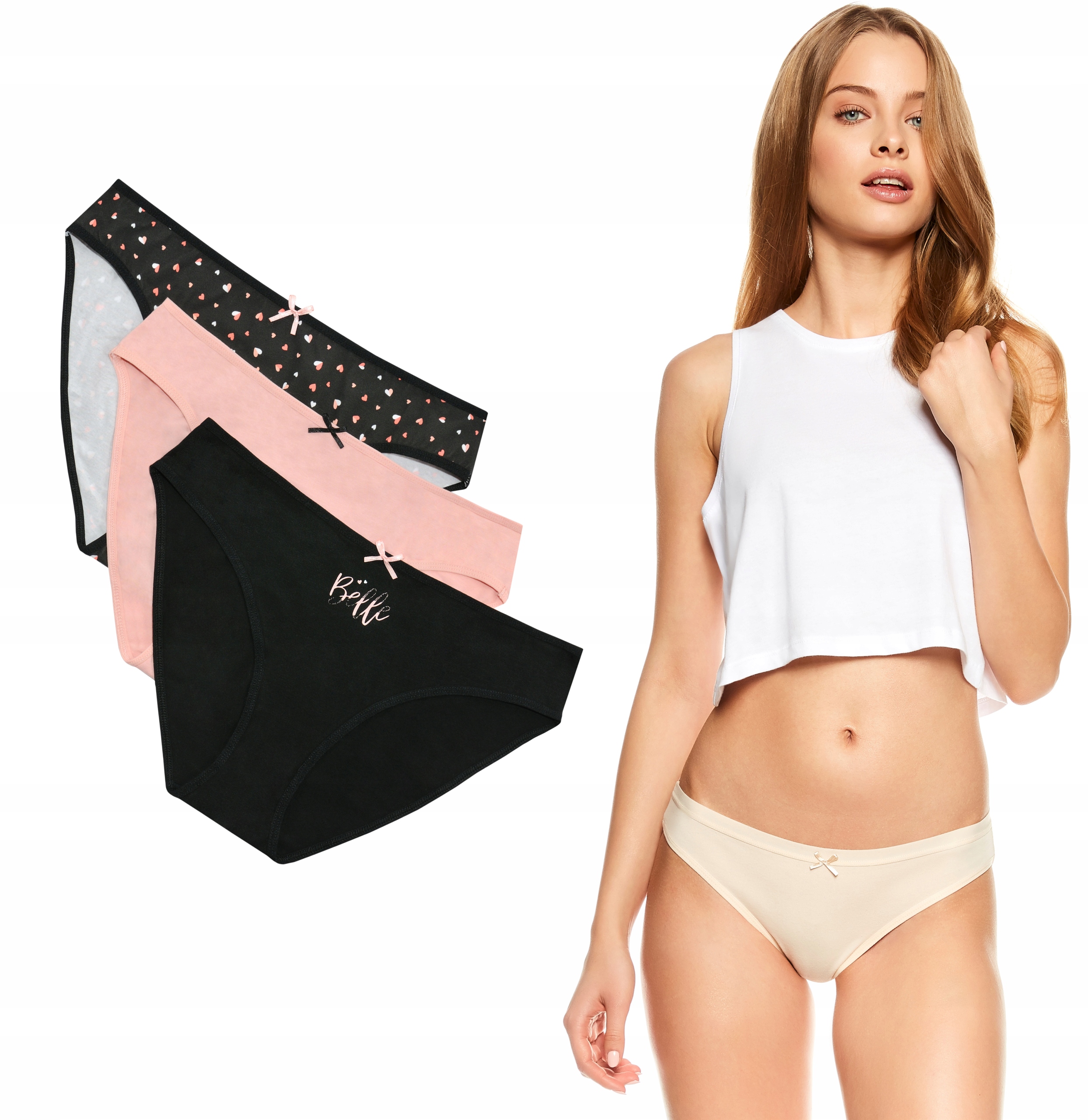 

Esotiq majtki damskie figi bikini 3-pak K038 XL