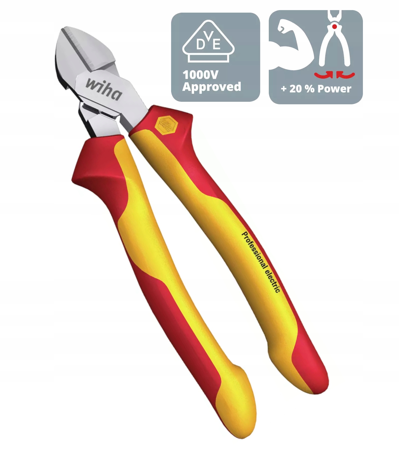 Wiha Kleště štípací boční pro řezání Professional Vde s DynamicJoint 160 mm 43458
