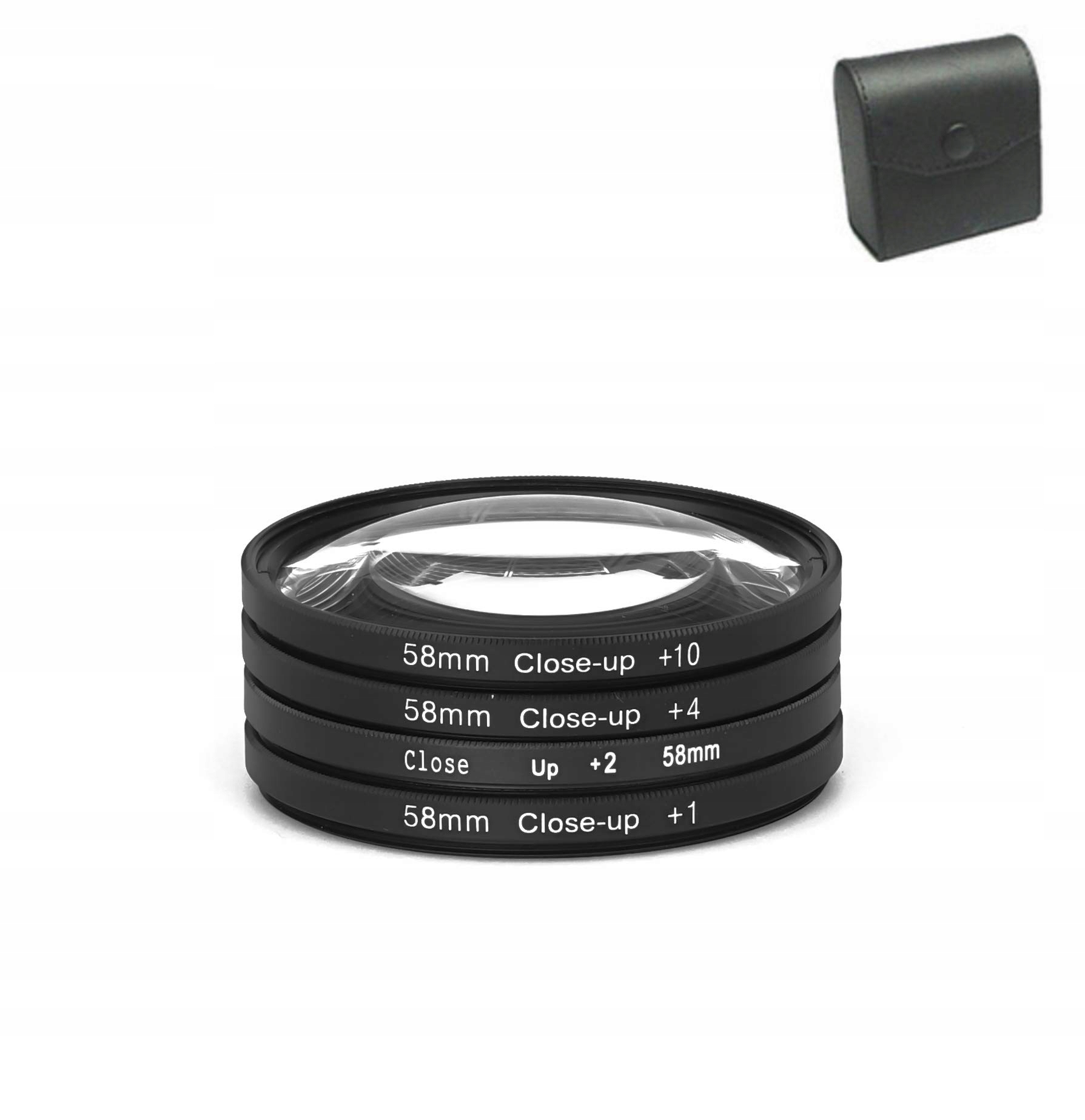 ZESTAW FILTRÓW MAKRO 58 MM +1+2 +4 +10