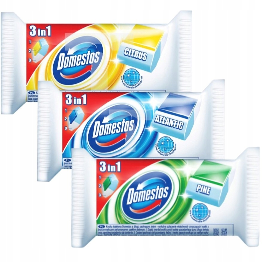 

Domestos Kostka Zapachowa Zapas mix zapachów 3 szt