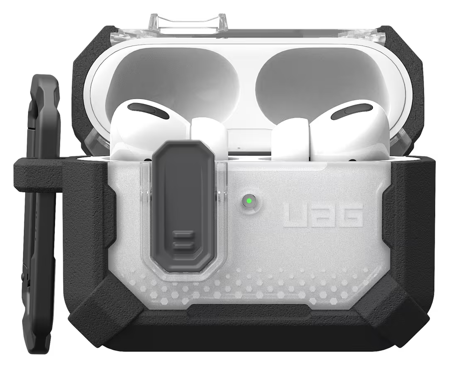 Uag Plasma pouzdro Uzamykatelné pouzdro Hard case Karabinka pro Airpods Pro 3