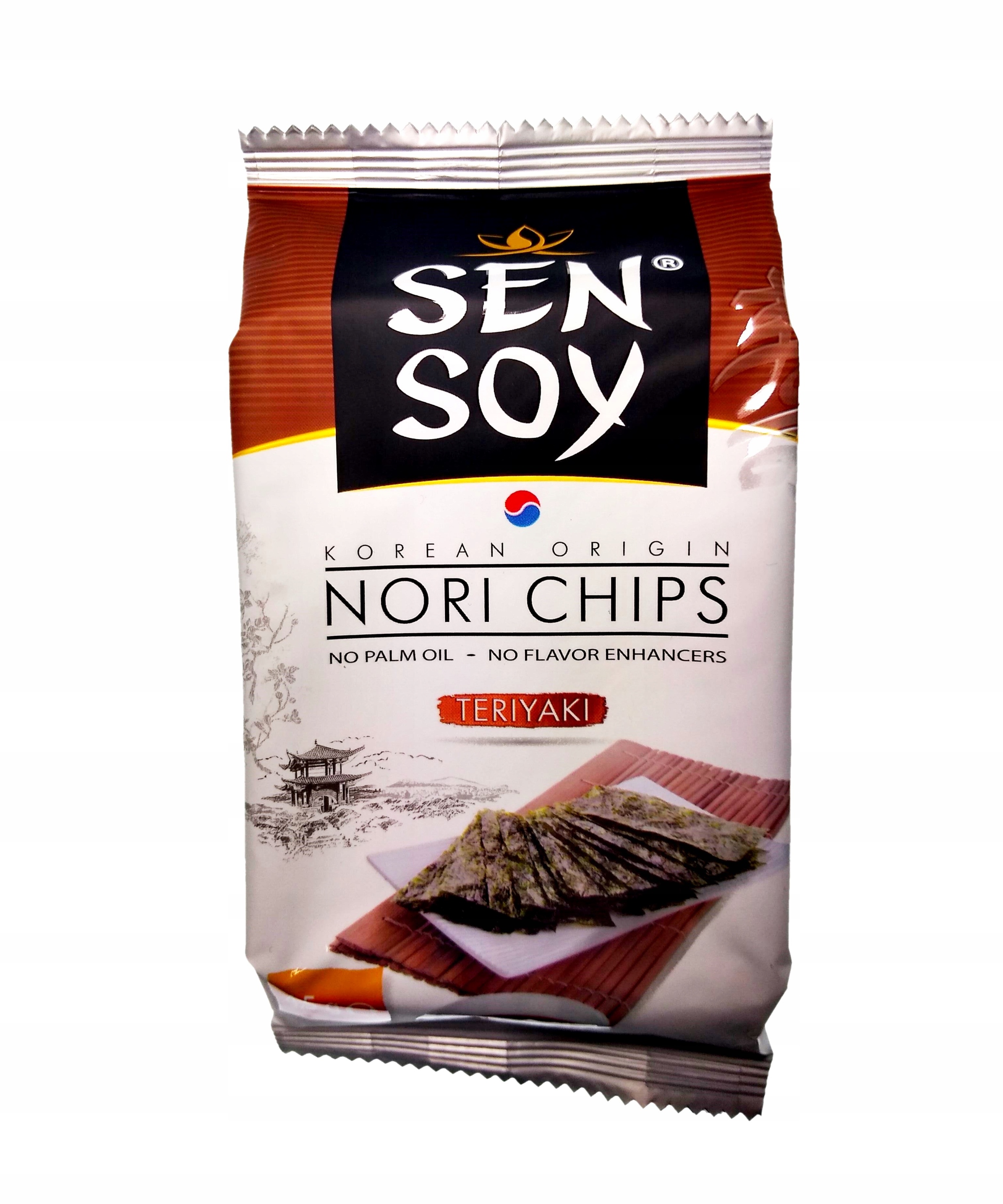 

Wodorosty przekąskowe o smaku teriyaki