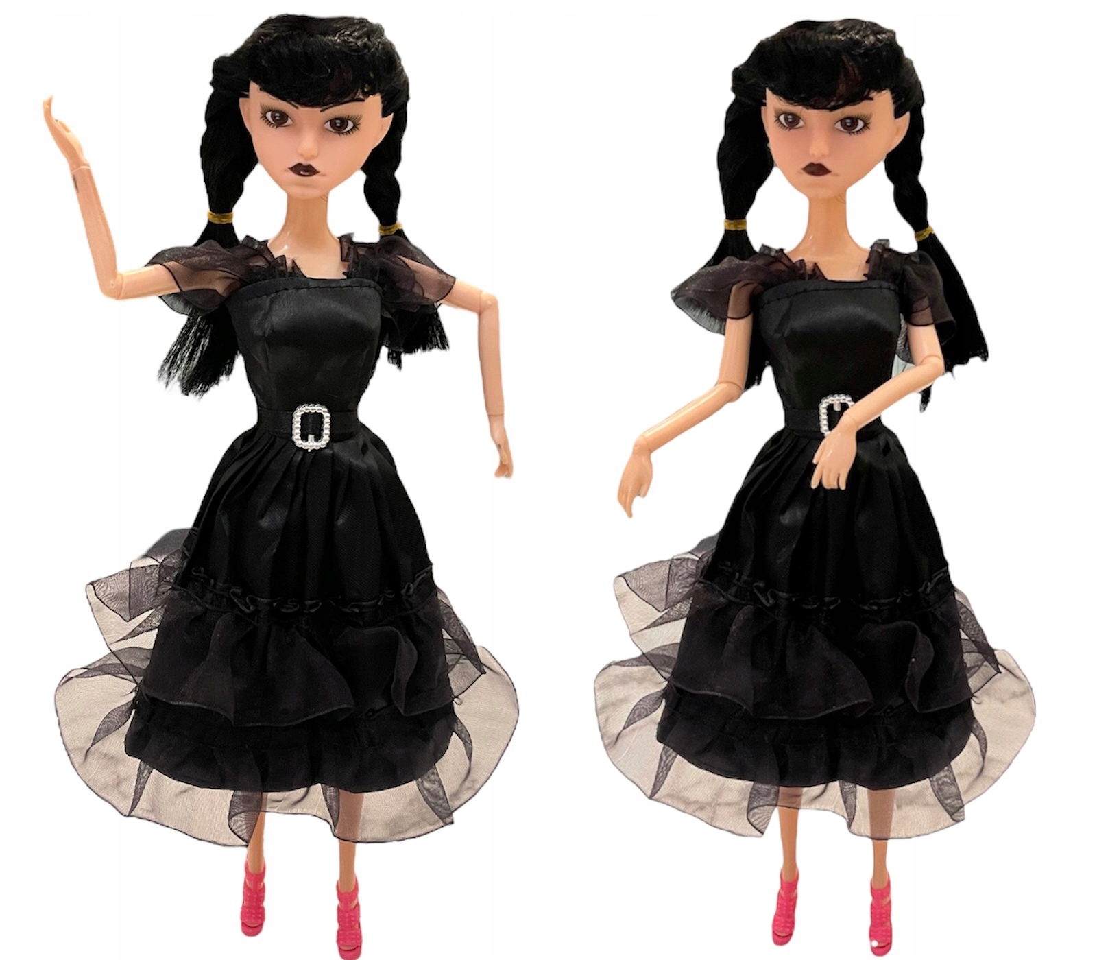 LALKA WEDNESDAY ADDAMS 30 cm LALKA RODZINA ADDAMSÓW Marka bez marki