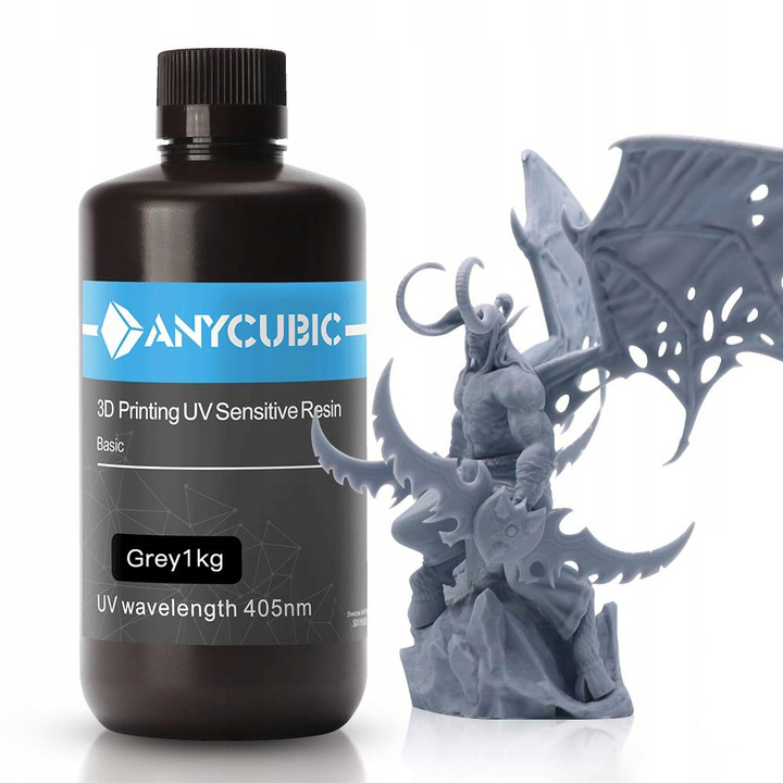 

Żywica Uv Anycubic 1l 1kg grey szara szary