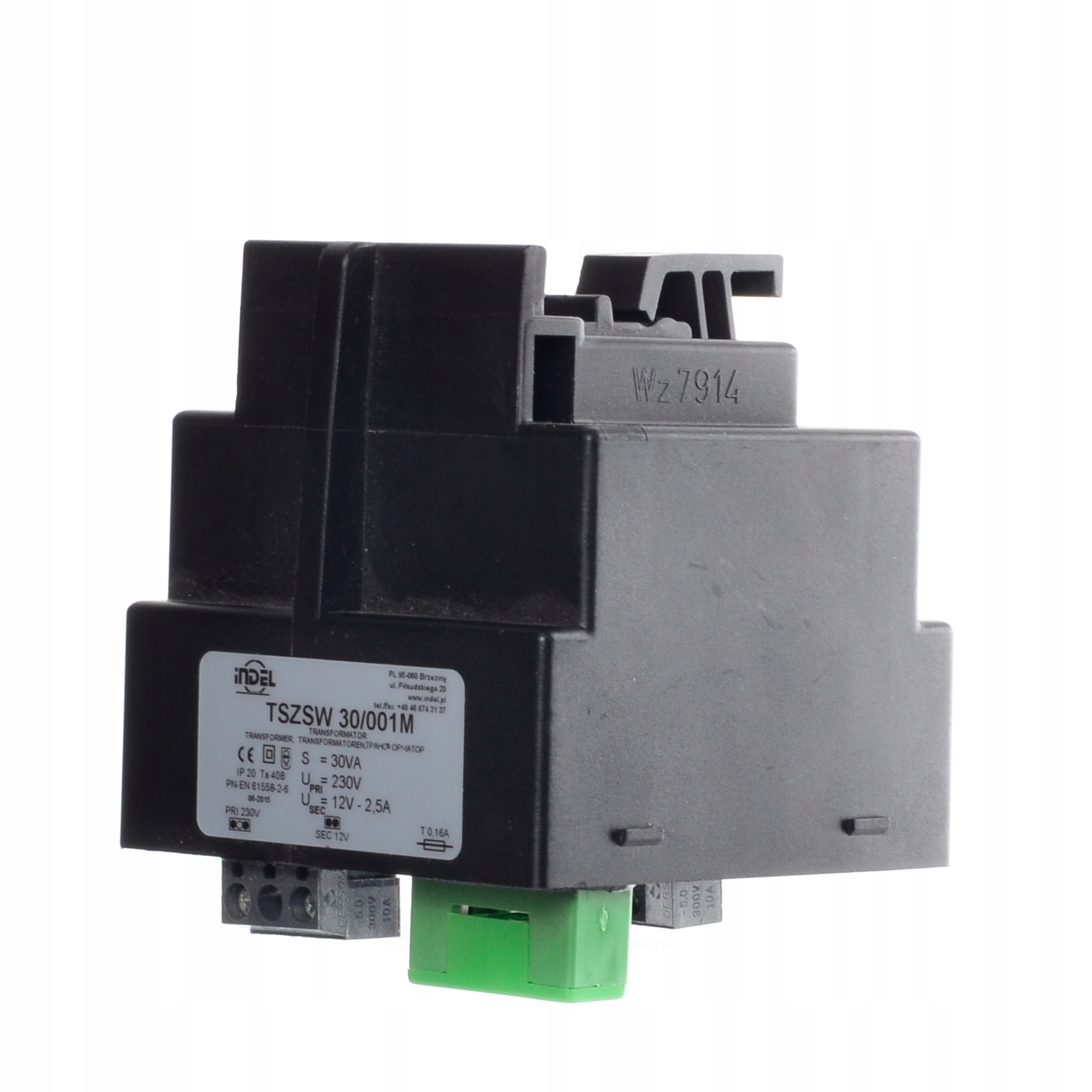 TSZSW 30/001M 12V-2,5A TRANSFORMATOR Symbol TSZSW 30/001M