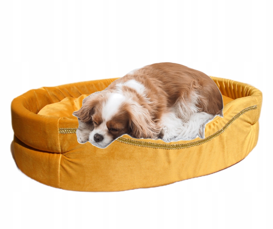 Levně Potah psa kočky Měkké pelíšek Antistresové malé gaučové křeslo žluté 74/55