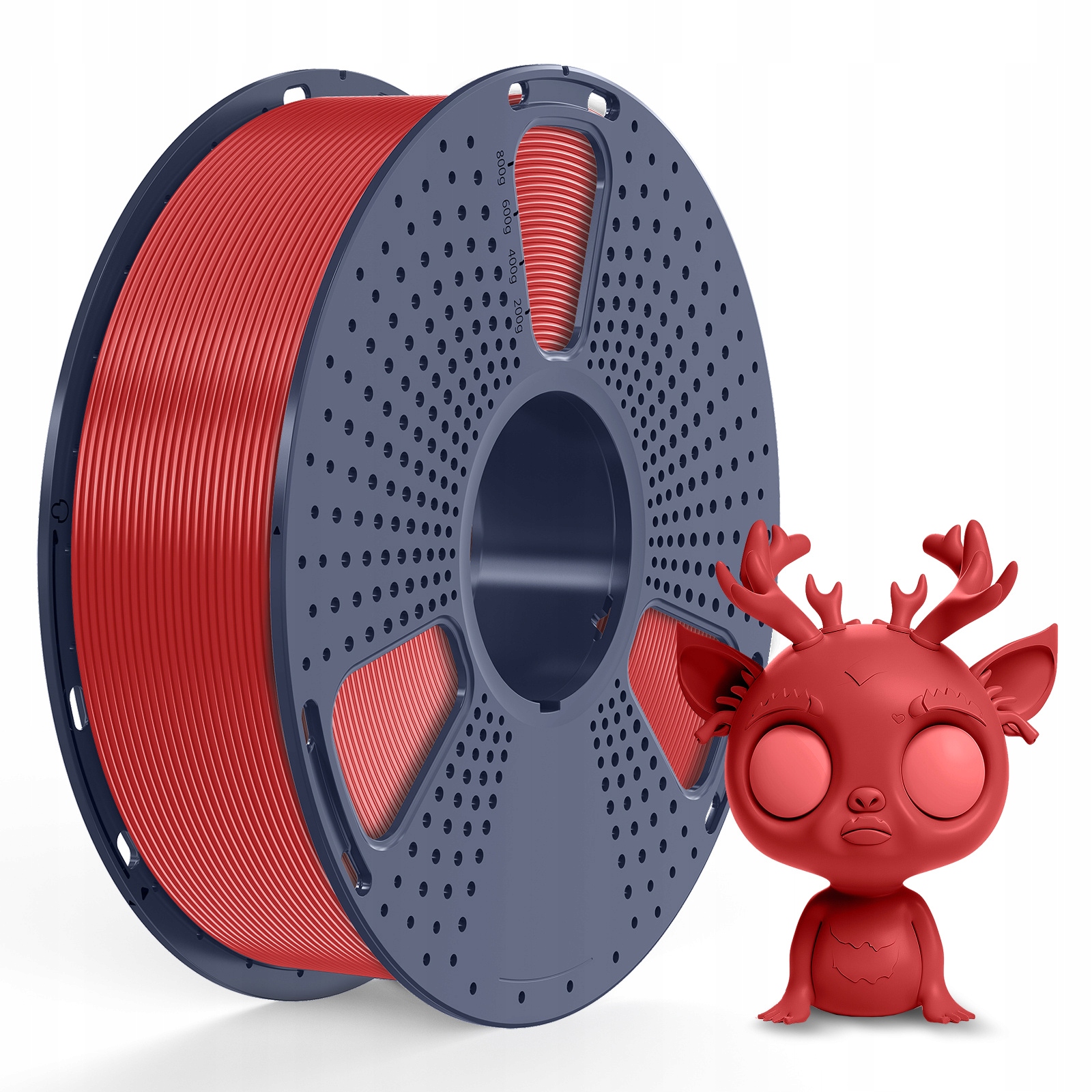 FILAMENT SUNLU RED CZERWONY PLA+ 1kg Producent Sunlu