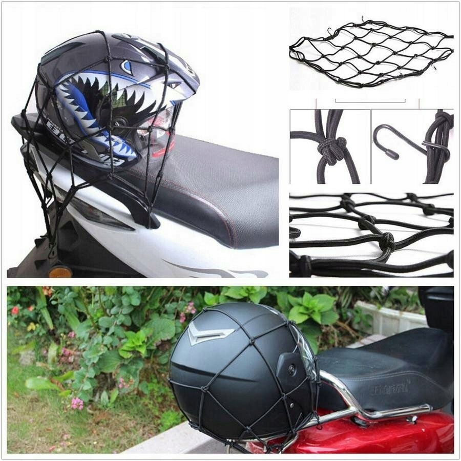 SIATKA BAGAŻOWA POD KASK MOTOCYKLOWA NA MOTOR Producent Motrix