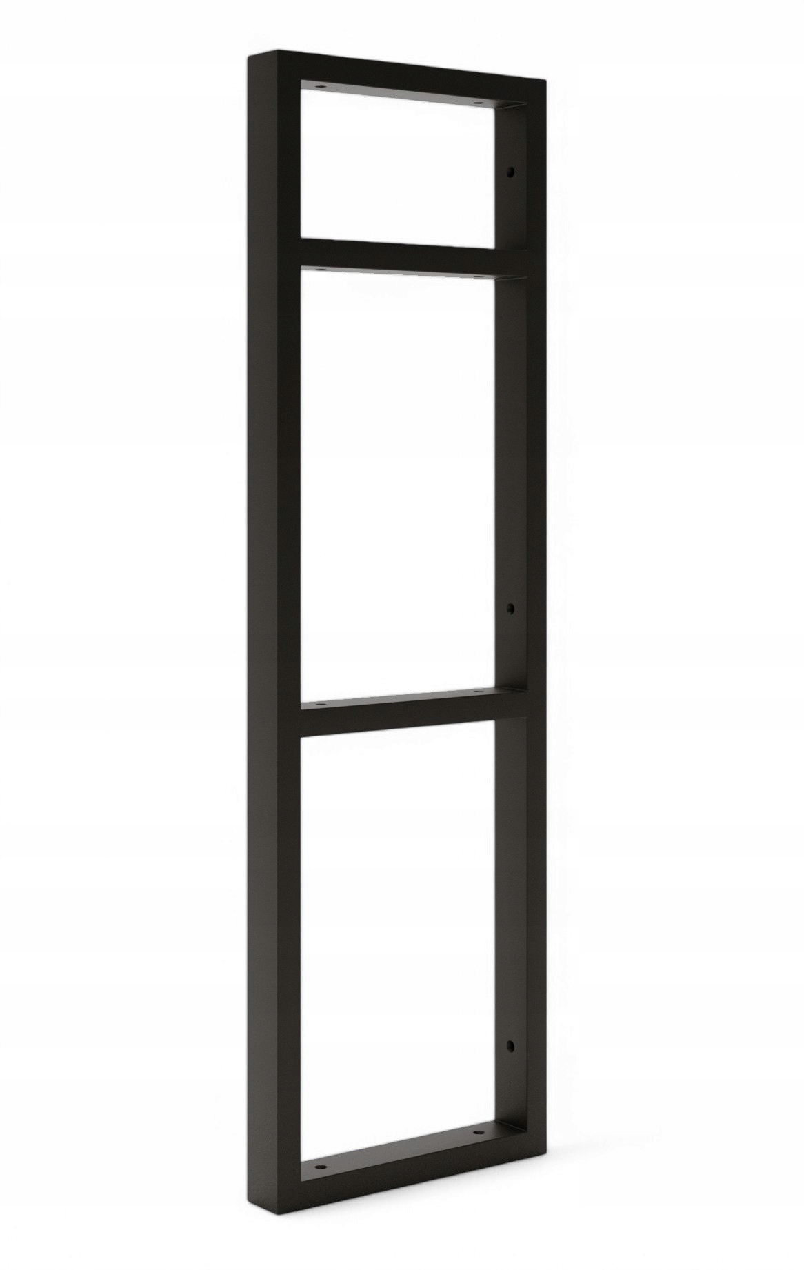 Podstavec pro trojitou závěsnou poličku Loft 81 cm x 24 cm černý