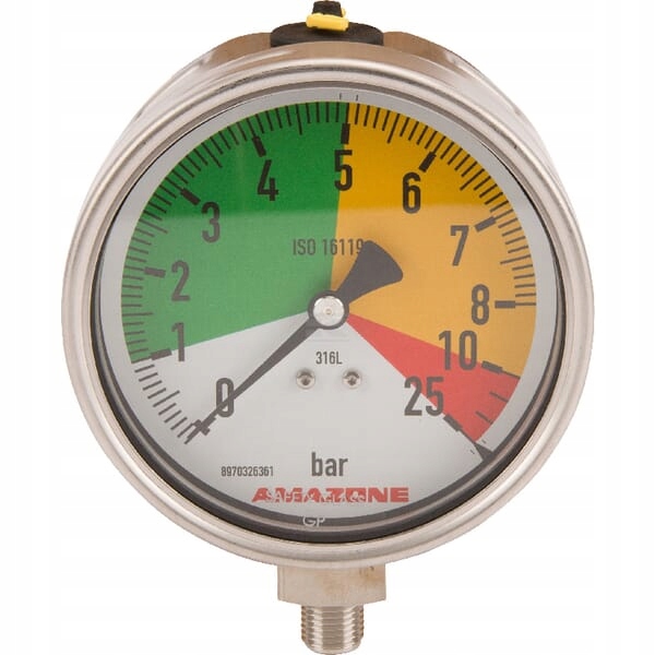 Manometr NG100 0-8/25 bar GD086 Amazone