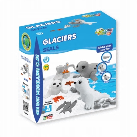 

Jumping Clay: Zestaw kreatywny Lodowiec Foki
