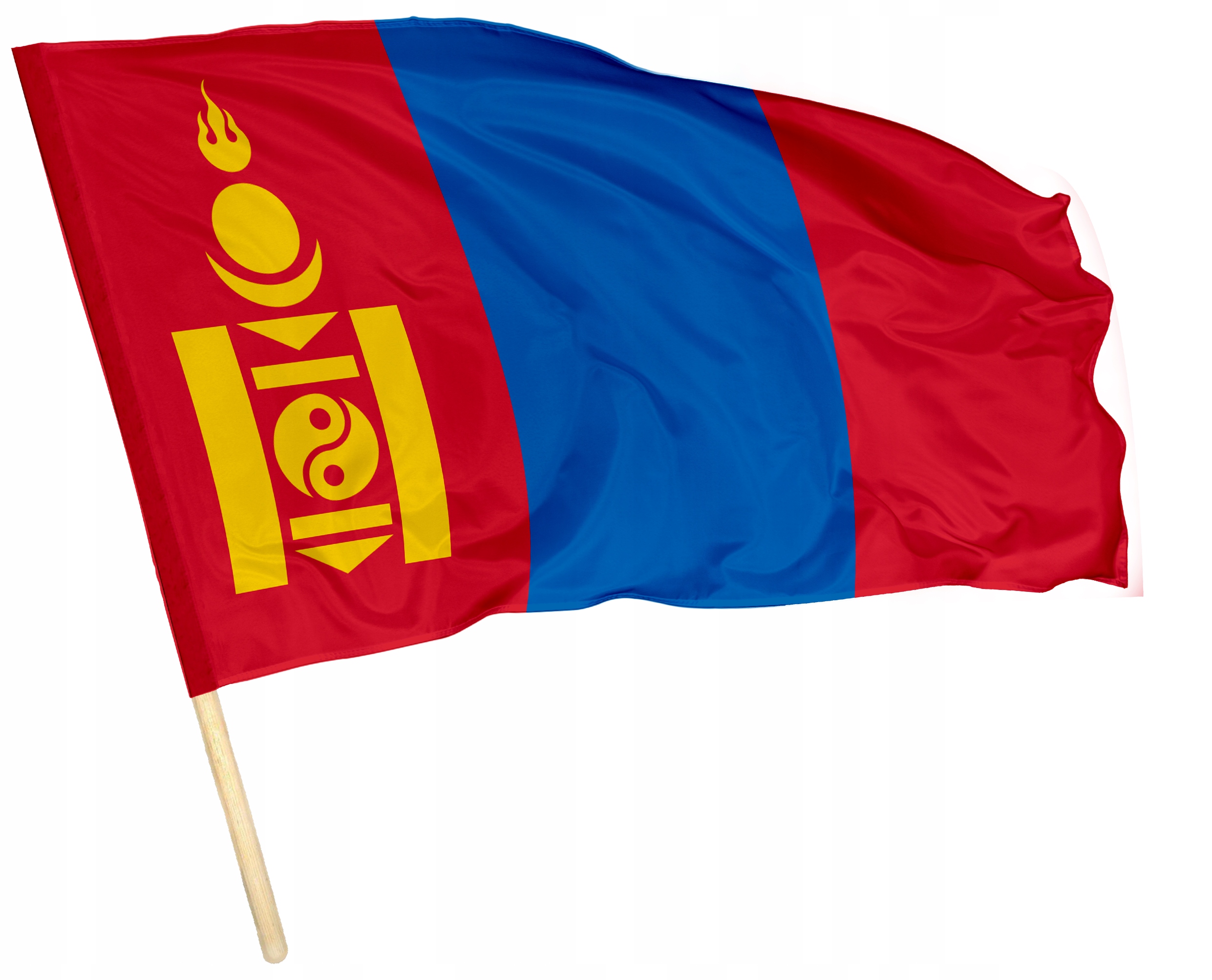 Flaga Mongolii 112x70 cm Mongolia Flaga Mongolska Mongolia Flag