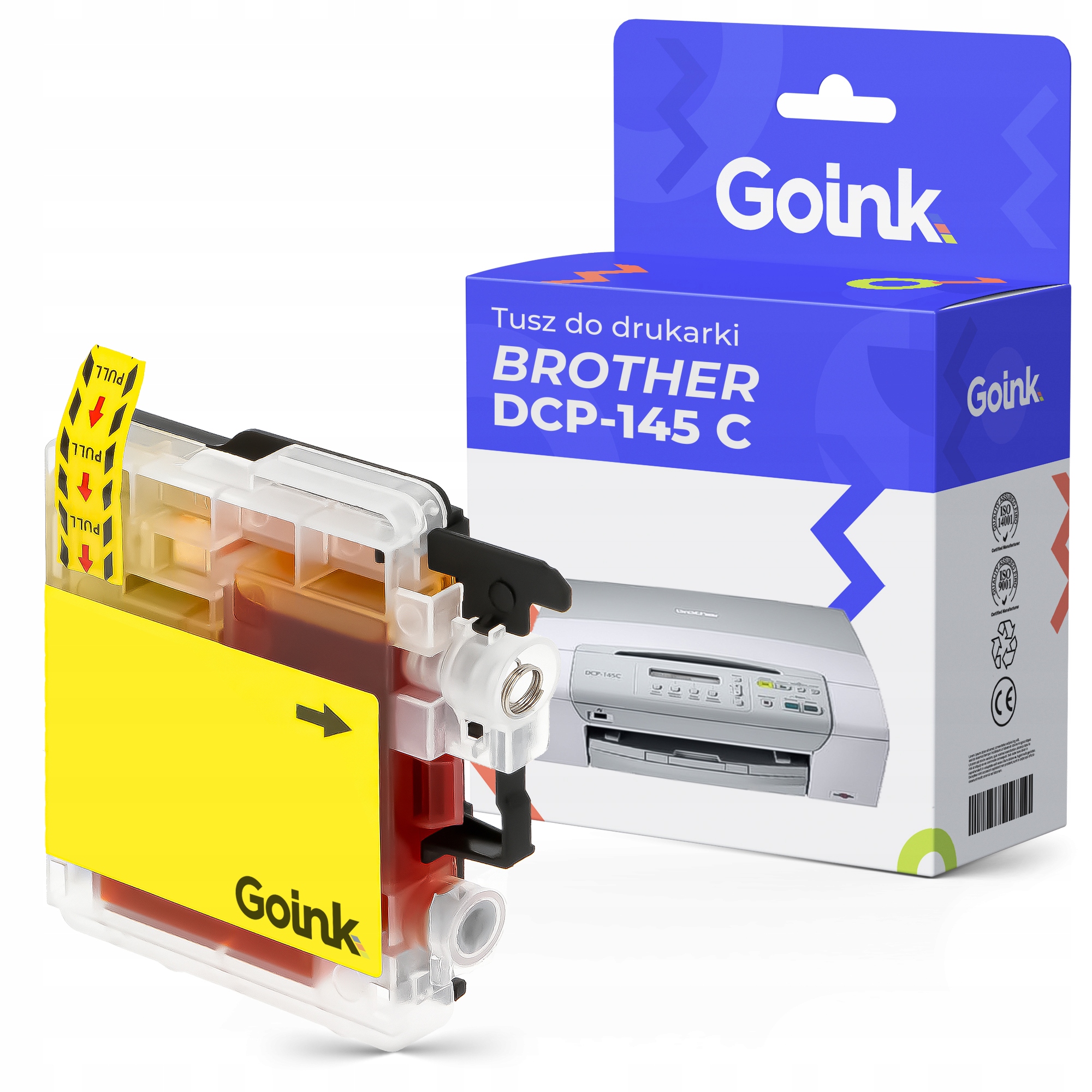 

Tusz do Brother DCP-145 C Yellow LC980Y