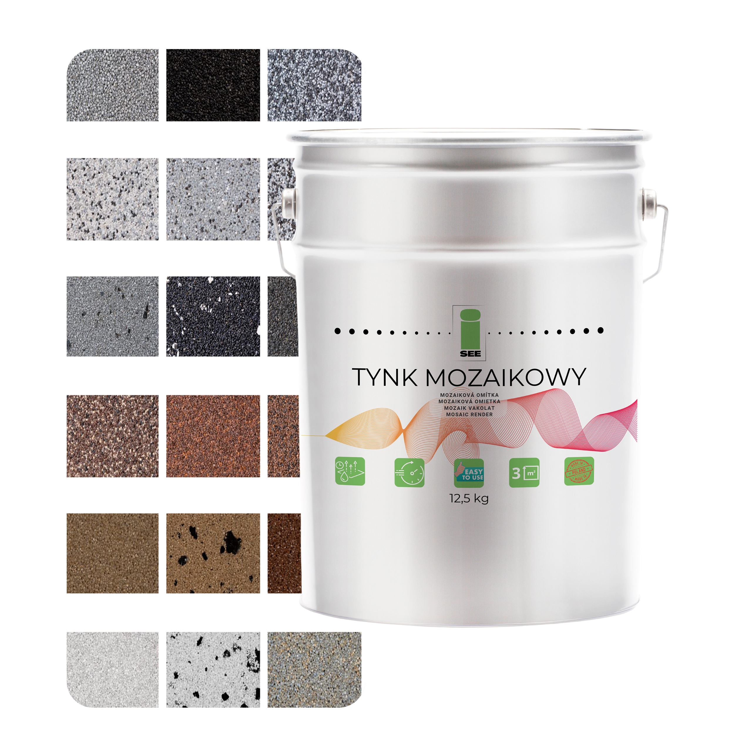 Mozaiková Omítka Pryskyřičný Marmolit Mrazuvzdorná 12,5 kg Premium 48 Variant