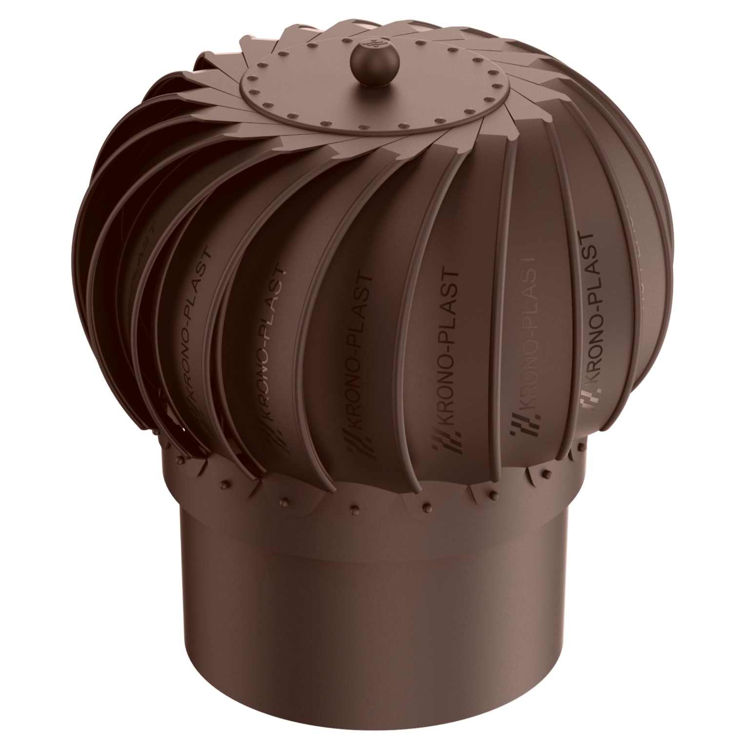 Komínová vložka kulová Otočná Pro Ventilaci fi 200 Bronz 8017