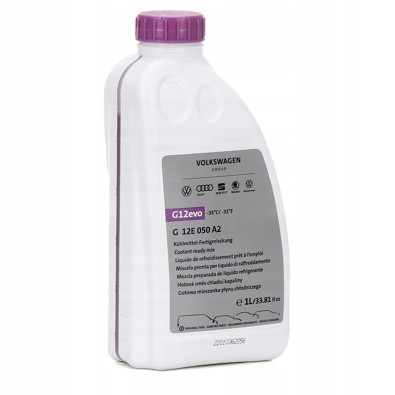 Płyn Chłodniczy G12 Evo Vw G12E050A2 1L Fioletowy
