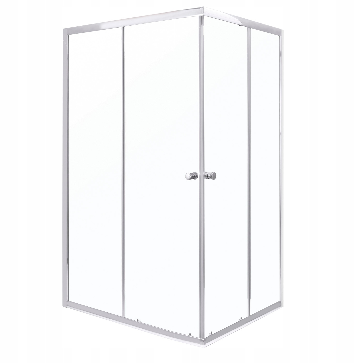 Sprchový Kout Olga Sq 100x90 cm Elegantní, Bez sprchové vaničky
