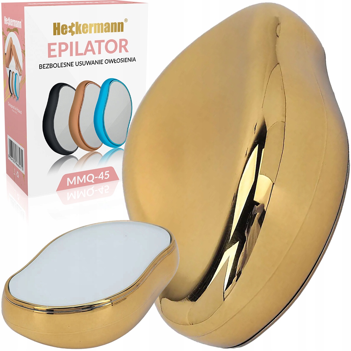 EPILATOR DO DEPILACJI BEZBOLESNEJ DEPILATOR WŁOSÓW KAMIEŃ ZŁOTY