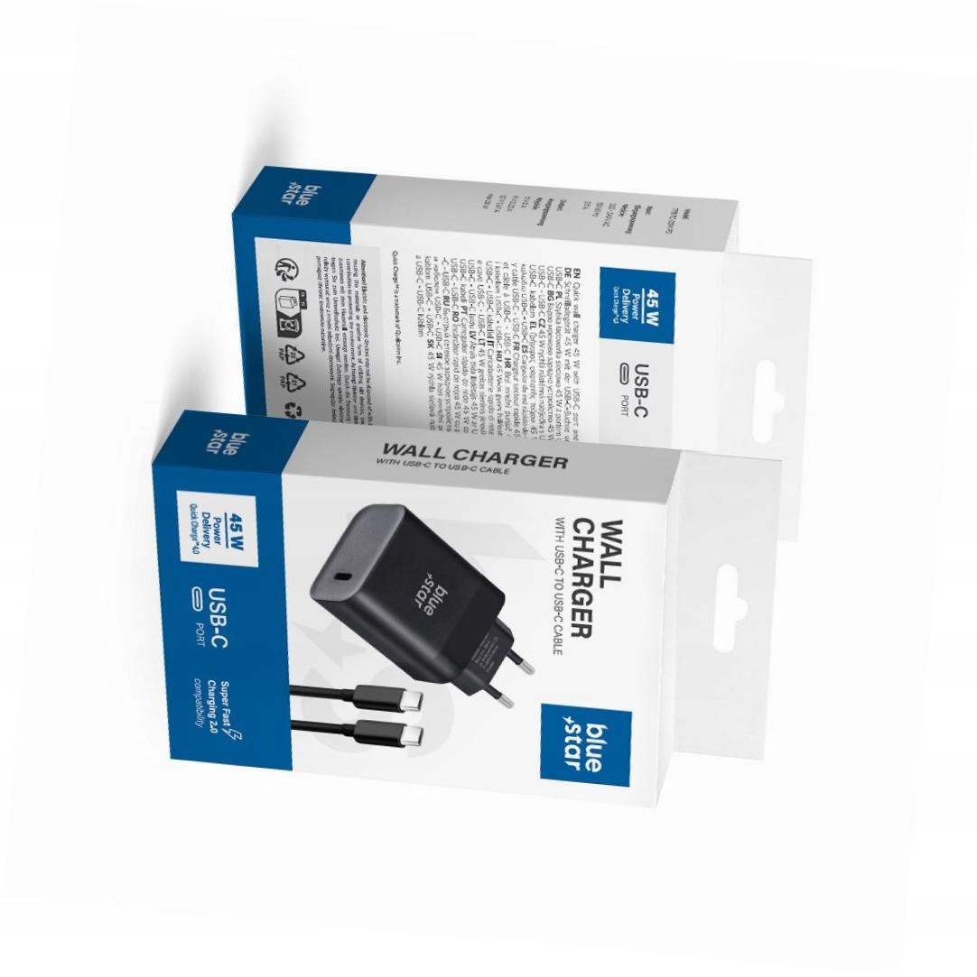 Szybka ładowarka 45W z odpinanym kablem Usb-c do Realme 14 Pro 5G