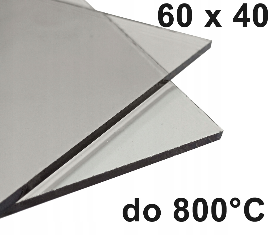 Žiaruvzdorné Krbové Sklo Do Komína 60x40