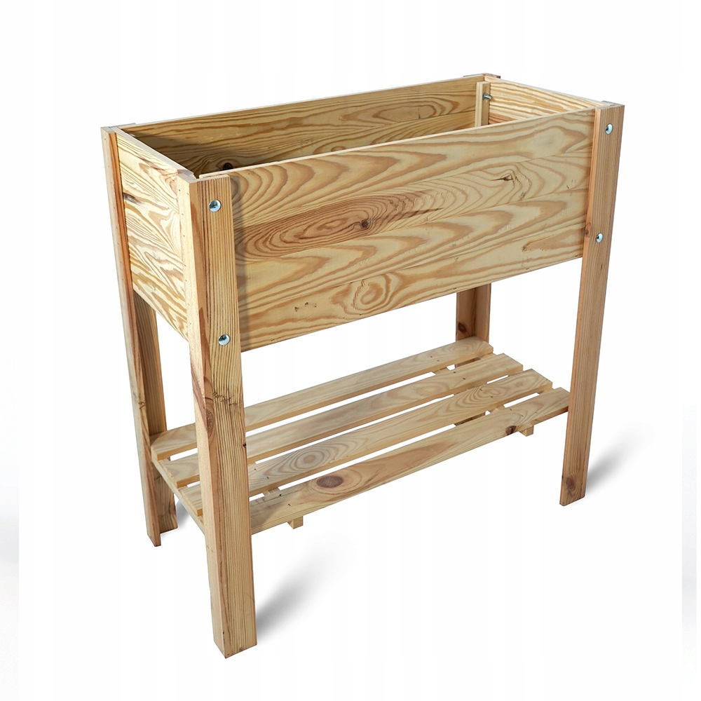 Květináč Dřevěný Květináč Stojan Na Květiny Zahrada Balkon Herbář Ekologická Truhla