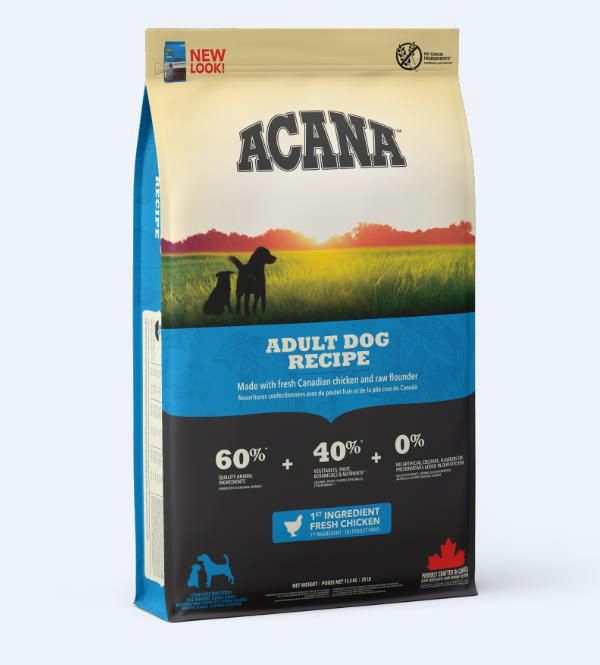 Levně Acana Adult Dog Recipe 11,4KG (Krmivo pro dospělé psy)