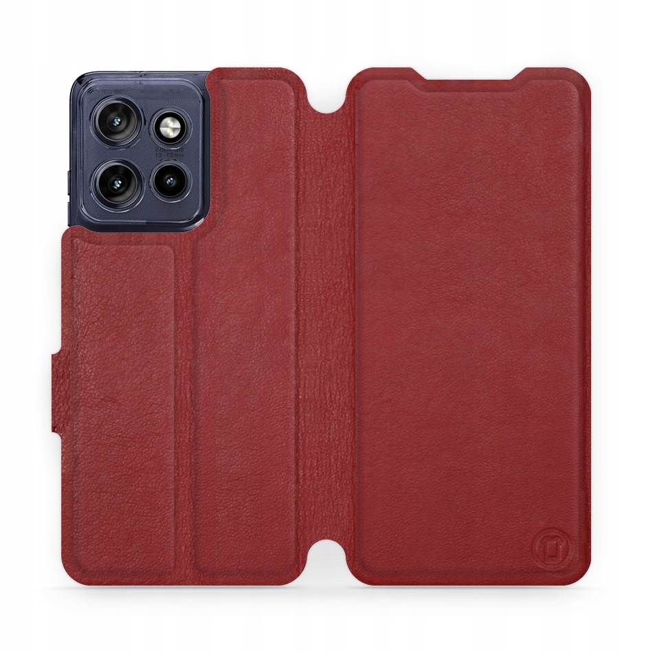 Etui Mobiwear do Motorola Edge 60 Neo Dark Red L