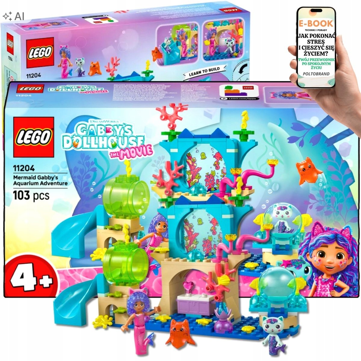 Lego Domek Gabi Syrenka Morskich Stworzeń Dla Dziecka EBOOK-1