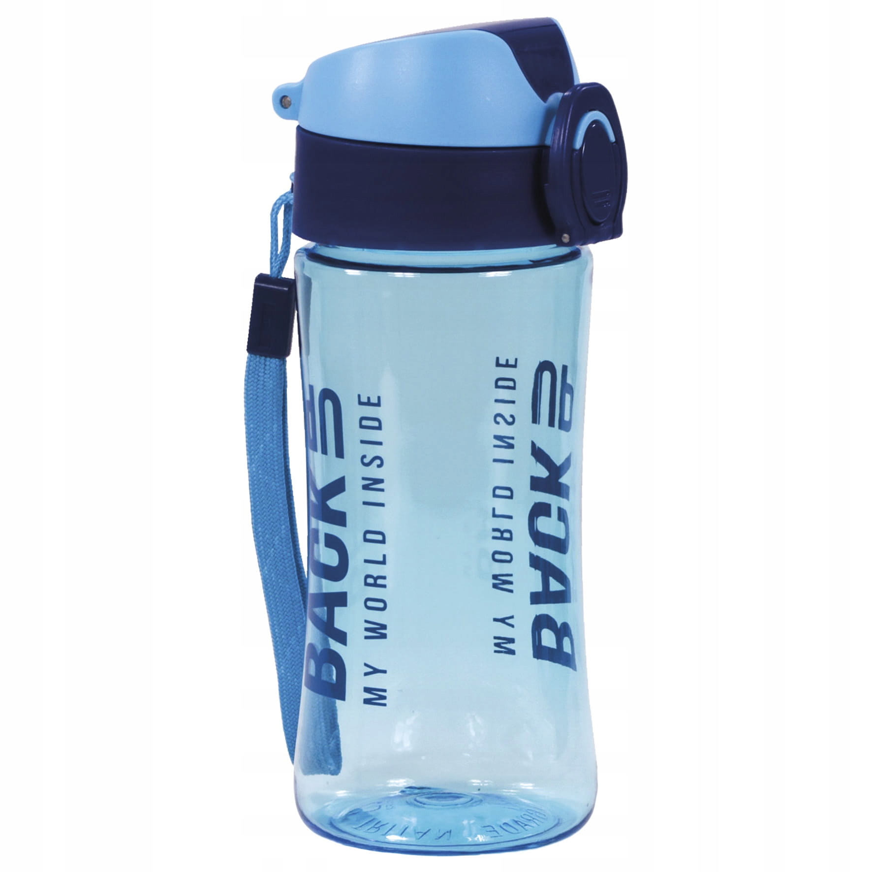 

Bidon z uchwytem niebieski BackUp