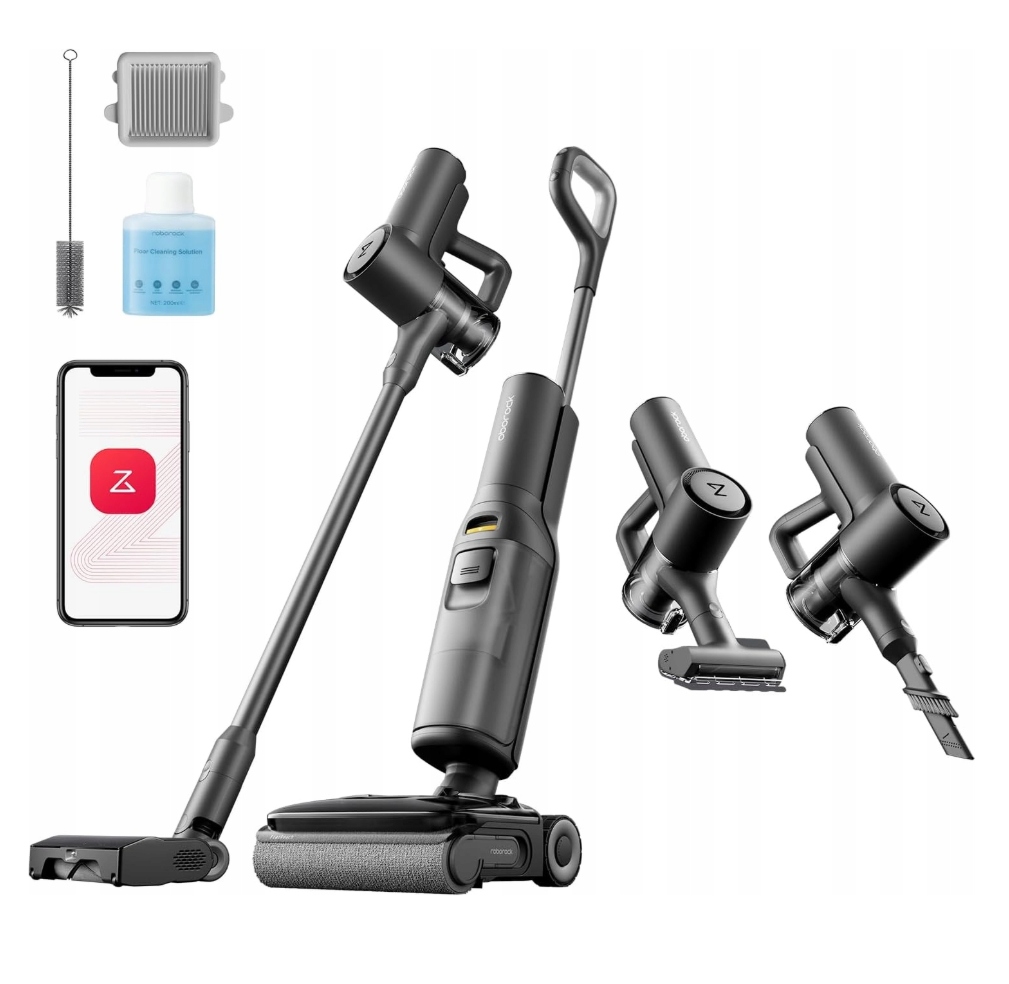 Odkurzacz pionowy Roborock F25 Ace Combo czarny