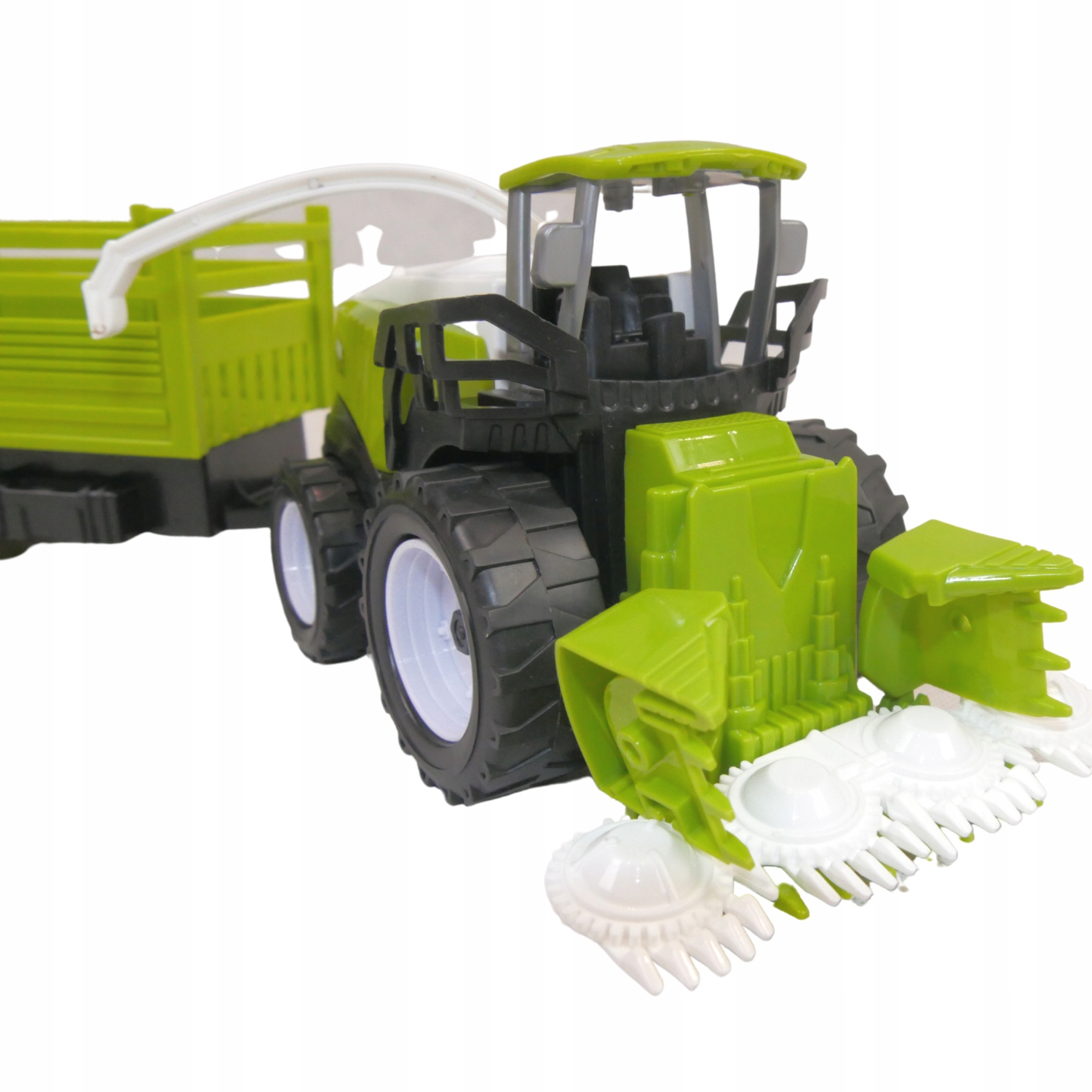 POJAZD ROLNICZY Z PRZYCZEPĄ ZABAWKA DLA DZIECI Model ciągnik 2w1