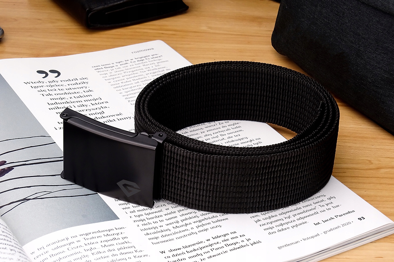 Jednokolorowy Parciany Pasek GRACIO Szerokość 4cm Marka Gracio