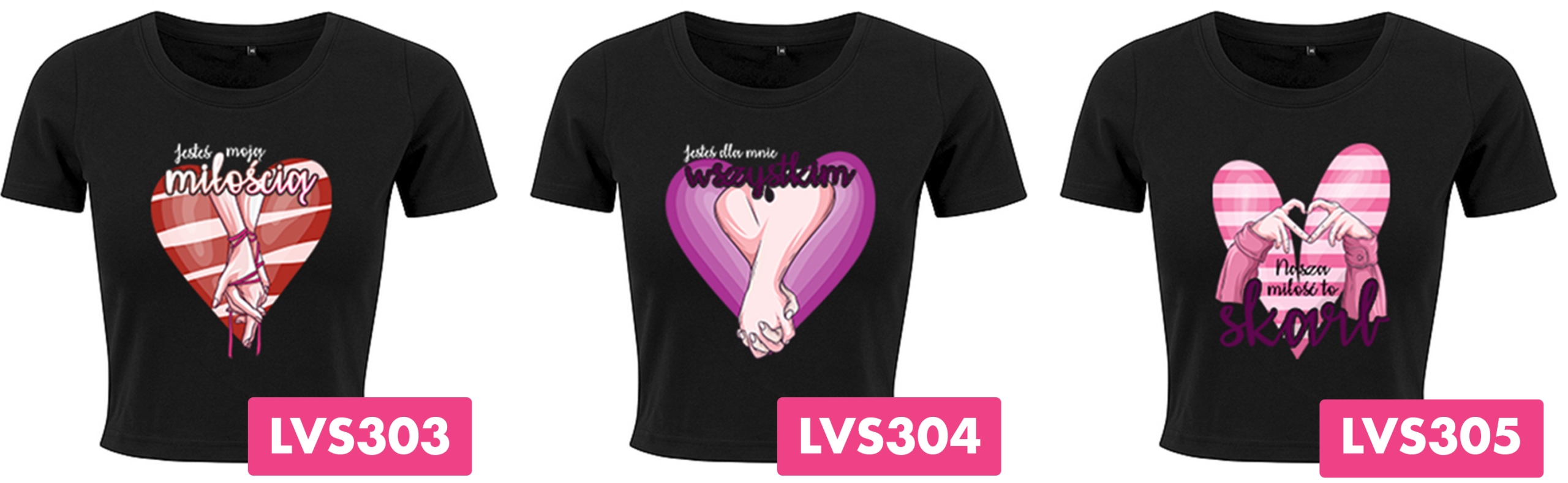 Krótka Koszulka Damska MIŁOŚĆ TO SPECJALNOŚĆ Wz L Płeć kobieta