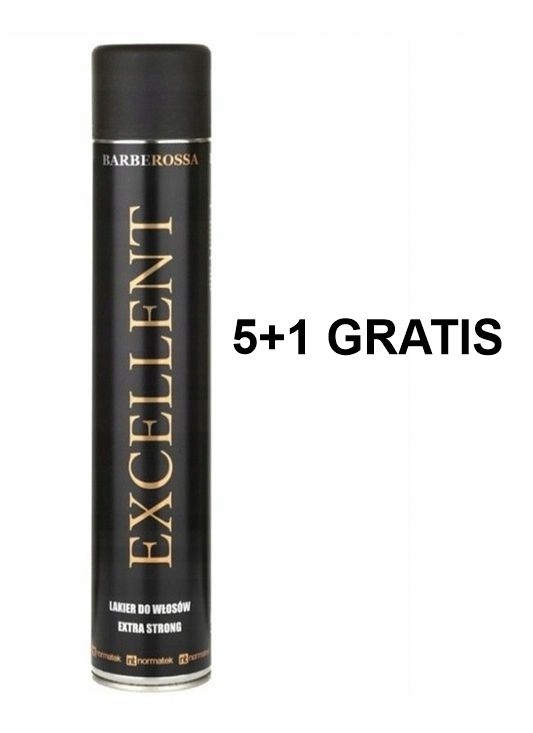 Barberossa Lak na vlasy Excellent Extra Strong silný Premium 5+1 750 ml