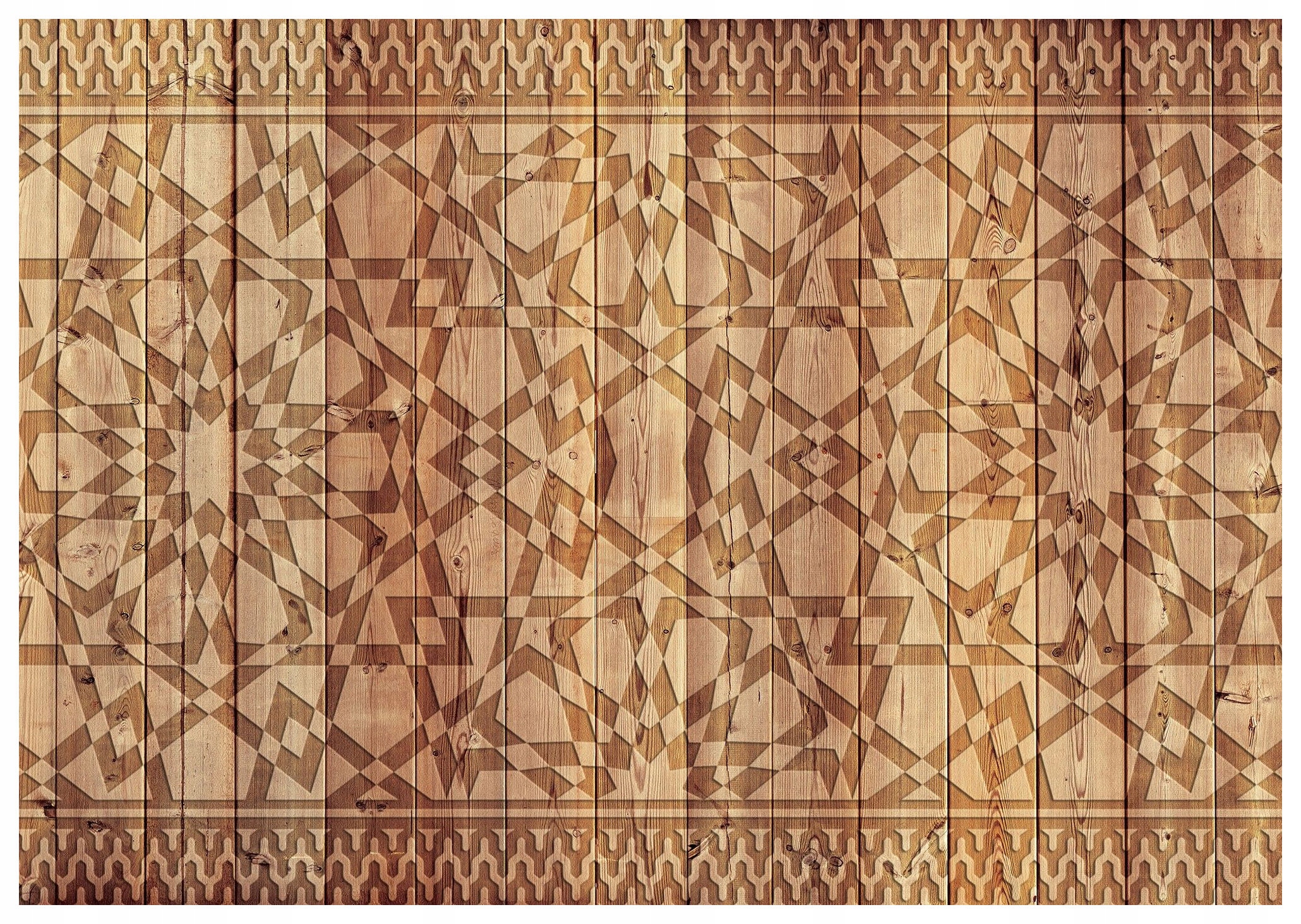 Fototapeta Drevené planky Vinylová geometria 520x318 lepidlo