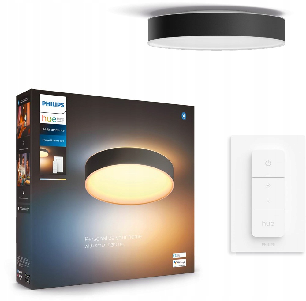 Philips Hue Enrave M Tw Inteligentné Led stropné Stropné Svietidlo 38 cm