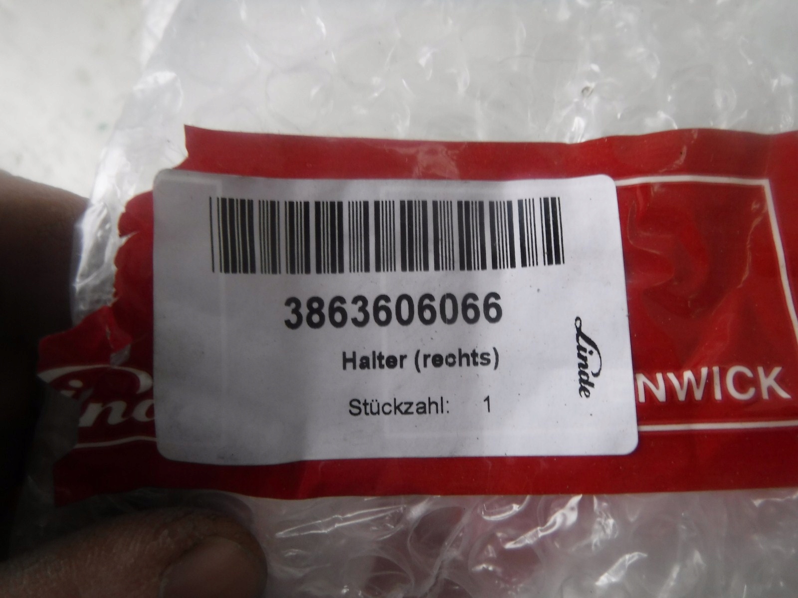 3863606066 - стойка крепление лампы задняя linde widlak