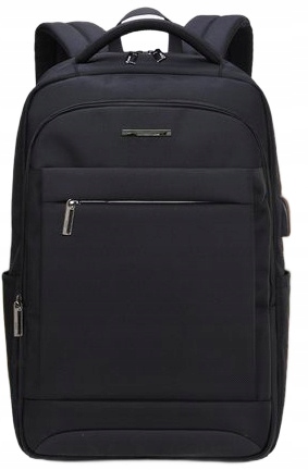 Plecak Męski do Pracy Miejski na Laptopa Czarny Podręczny Podróżny